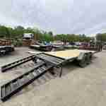 2026 Liberty Trailers 7X20 14K Equipment Trailer W/ 3FT DOVE TAIL + STAND UP RAMPS