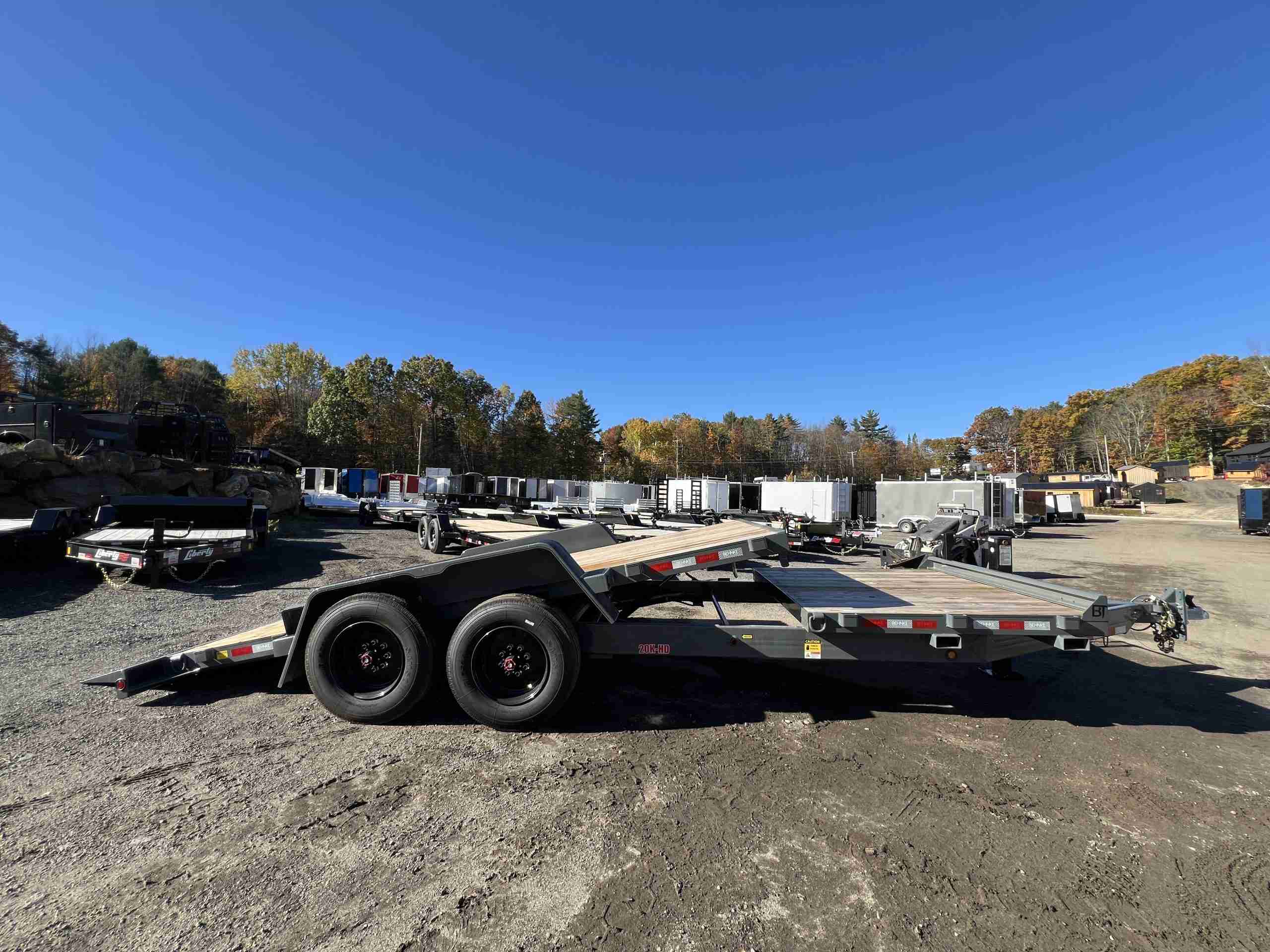 2026 Behnke 7X22 20K GRAVITY TILT W/ 6' STATIONARY DECK AND FORK POCKETS - Image 11