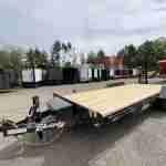 2026 Liberty Trailers 7X20 14K Equipment Trailer W/ 3FT DOVE TAIL + STAND UP RAMPS