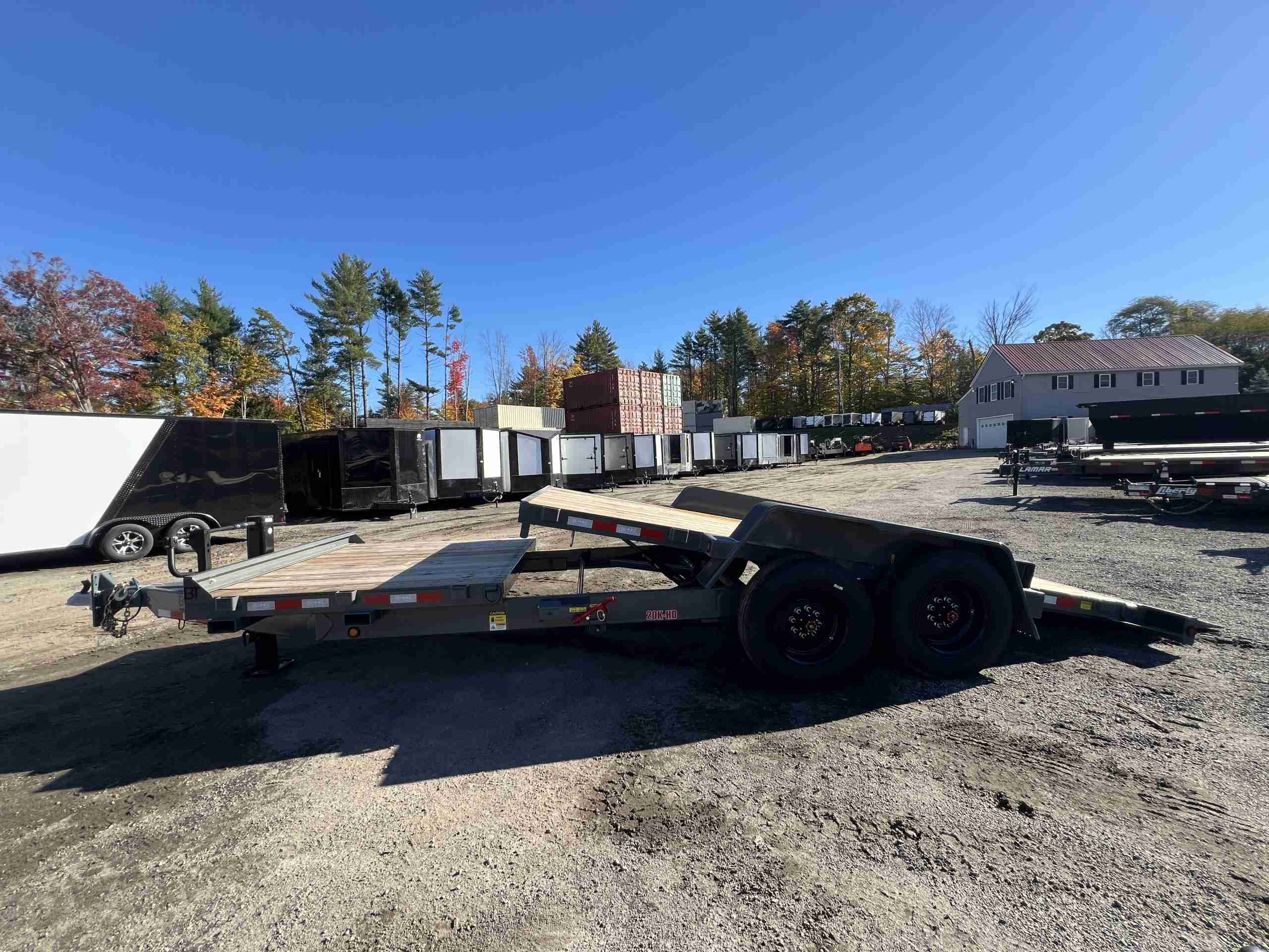 2026 Behnke 7X22 20K GRAVITY TILT W/ 6' STATIONARY DECK AND FORK POCKETS - Image 15