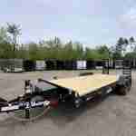 2026 Liberty Trailers 7X20 14K Equipment Trailer W/ 3FT DOVE TAIL + STAND UP RAMPS
