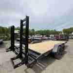 2026 Liberty Trailers 7X20 14K Equipment Trailer W/ 3FT DOVE TAIL + STAND UP RAMPS