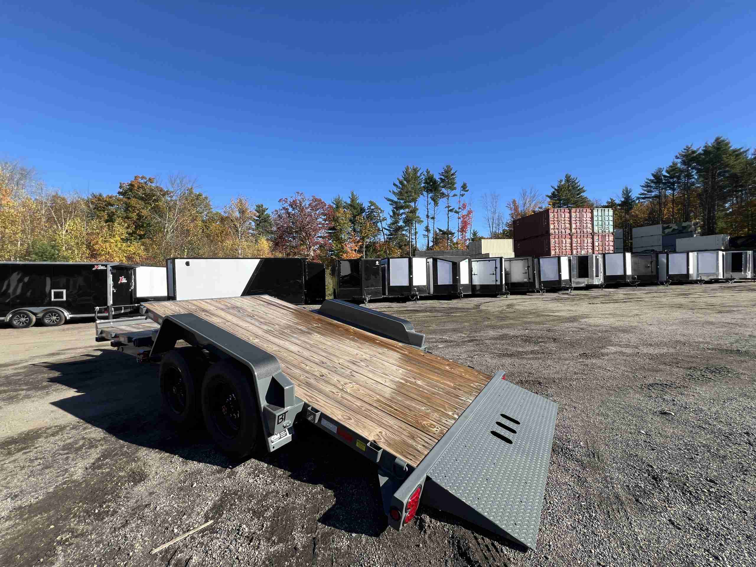 2026 Behnke 7X22 20K GRAVITY TILT W/ 6' STATIONARY DECK AND FORK POCKETS - Image 14