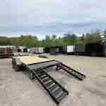 2026 Liberty Trailers 7X20 14K Equipment Trailer W/ 3FT DOVE TAIL + STAND UP RAMPS