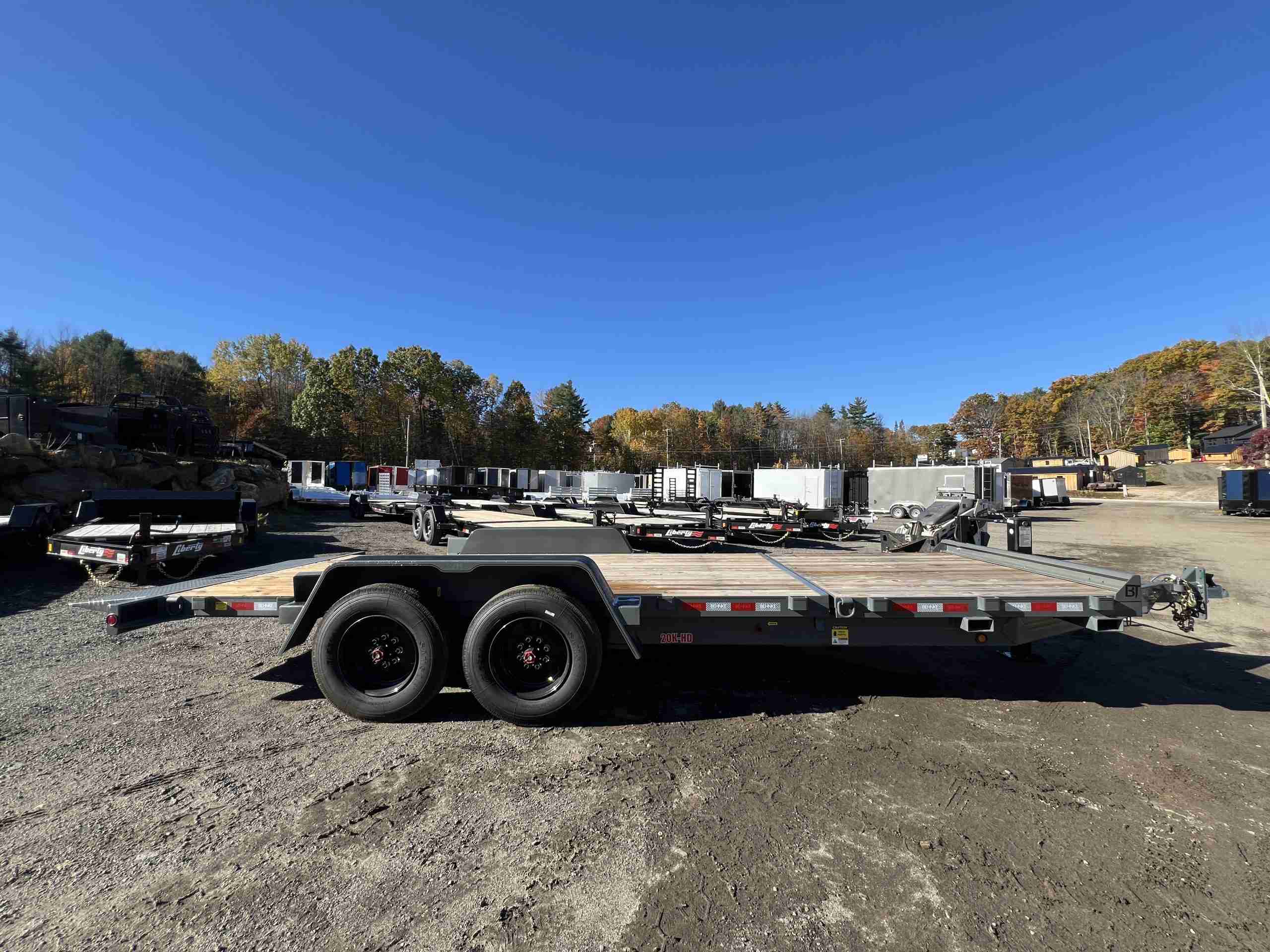 2026 Behnke 7X22 20K GRAVITY TILT W/ 6' STATIONARY DECK AND FORK POCKETS - Image 3
