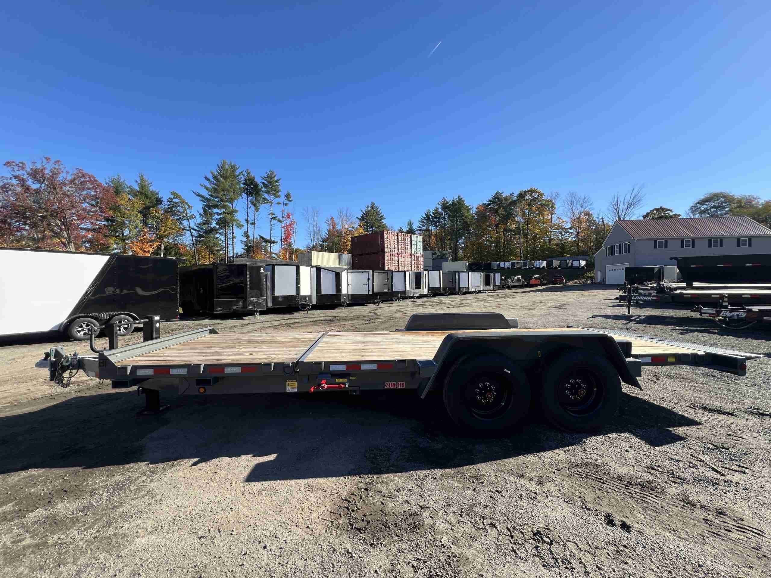 2026 Behnke 7X22 20K GRAVITY TILT W/ 6' STATIONARY DECK AND FORK POCKETS - Image 8