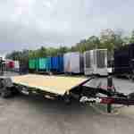 2026 Liberty Trailers 7X20 14K Equipment Trailer W/ 3FT DOVE TAIL + STAND UP RAMPS