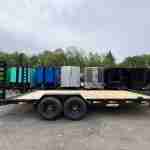 2026 Liberty Trailers 7X20 14K Equipment Trailer W/ 3FT DOVE TAIL + STAND UP RAMPS