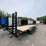 2026 Liberty Trailers 7X20 14K Equipment Trailer W/ 3FT DOVE TAIL + STAND UP RAMPS