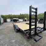 2026 Liberty Trailers 7X20 14K Equipment Trailer W/ 3FT DOVE TAIL + STAND UP RAMPS