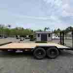 2026 Liberty Trailers 7X20 14K Equipment Trailer W/ 3FT DOVE TAIL + STAND UP RAMPS