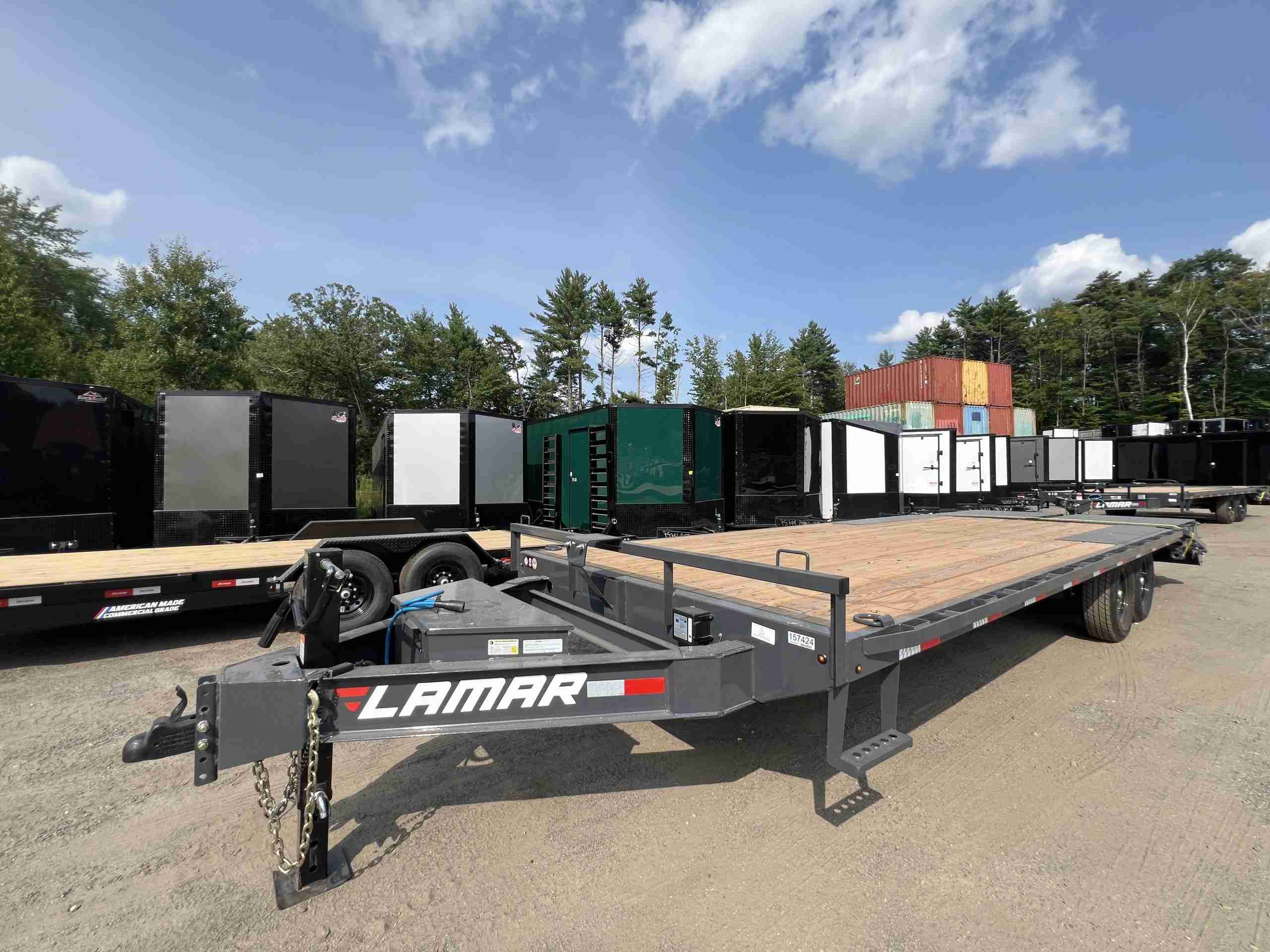 2027 Lamar 102X24 14K DECK OVER Trailer