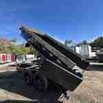 2027 Rawmaxx 7x14 14K Dump Trailer (ORANGE X)