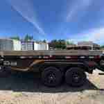 2027 Rawmaxx 7x14 14K Dump Trailer (ORANGE X)