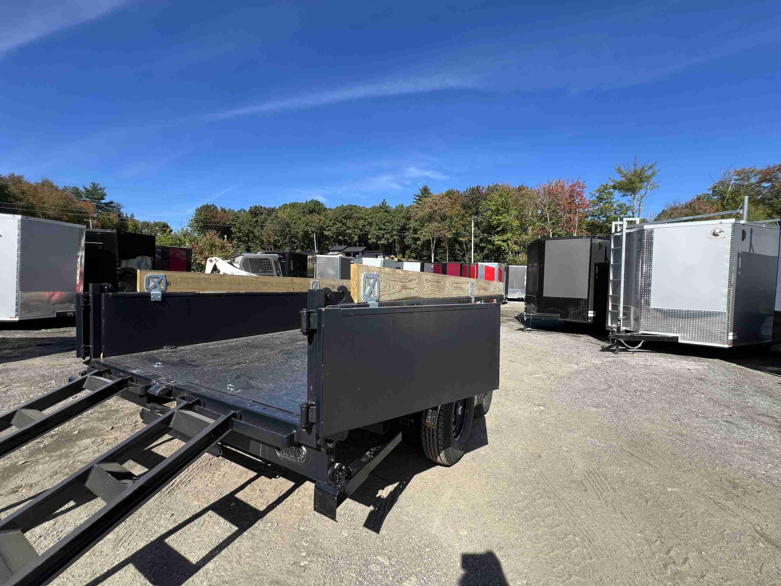 2027 Rawmaxx 7x14 14K Dump Trailer (ORANGE X) - Image 11