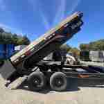 2027 Rawmaxx 7x14 14K Dump Trailer (ORANGE X)
