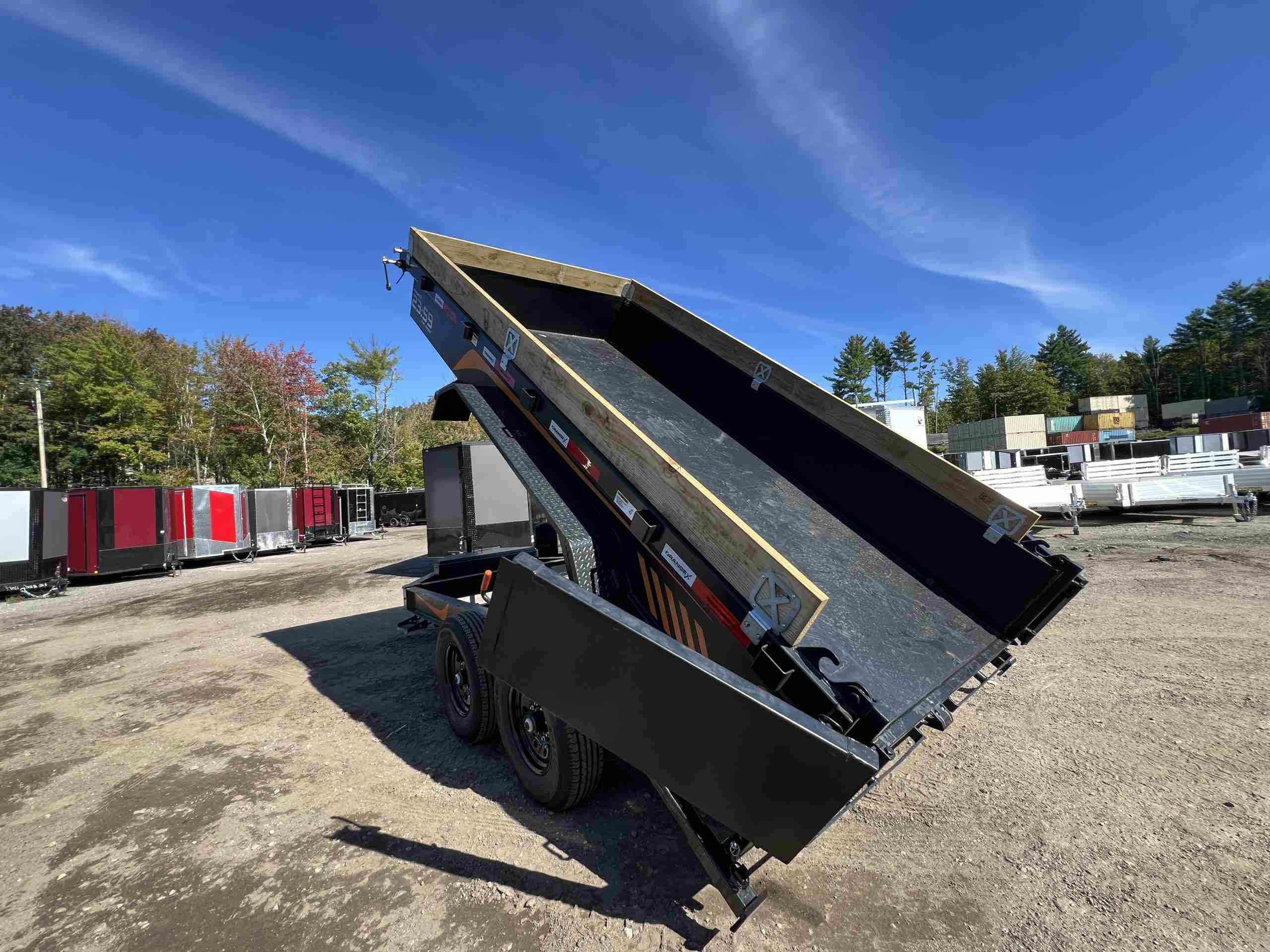 2027 Rawmaxx 7x14 14K Dump Trailer (ORANGE X) - Image 17
