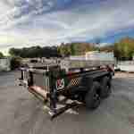 2027 Rawmaxx 7x14 14K Dump Trailer (ORANGE X)