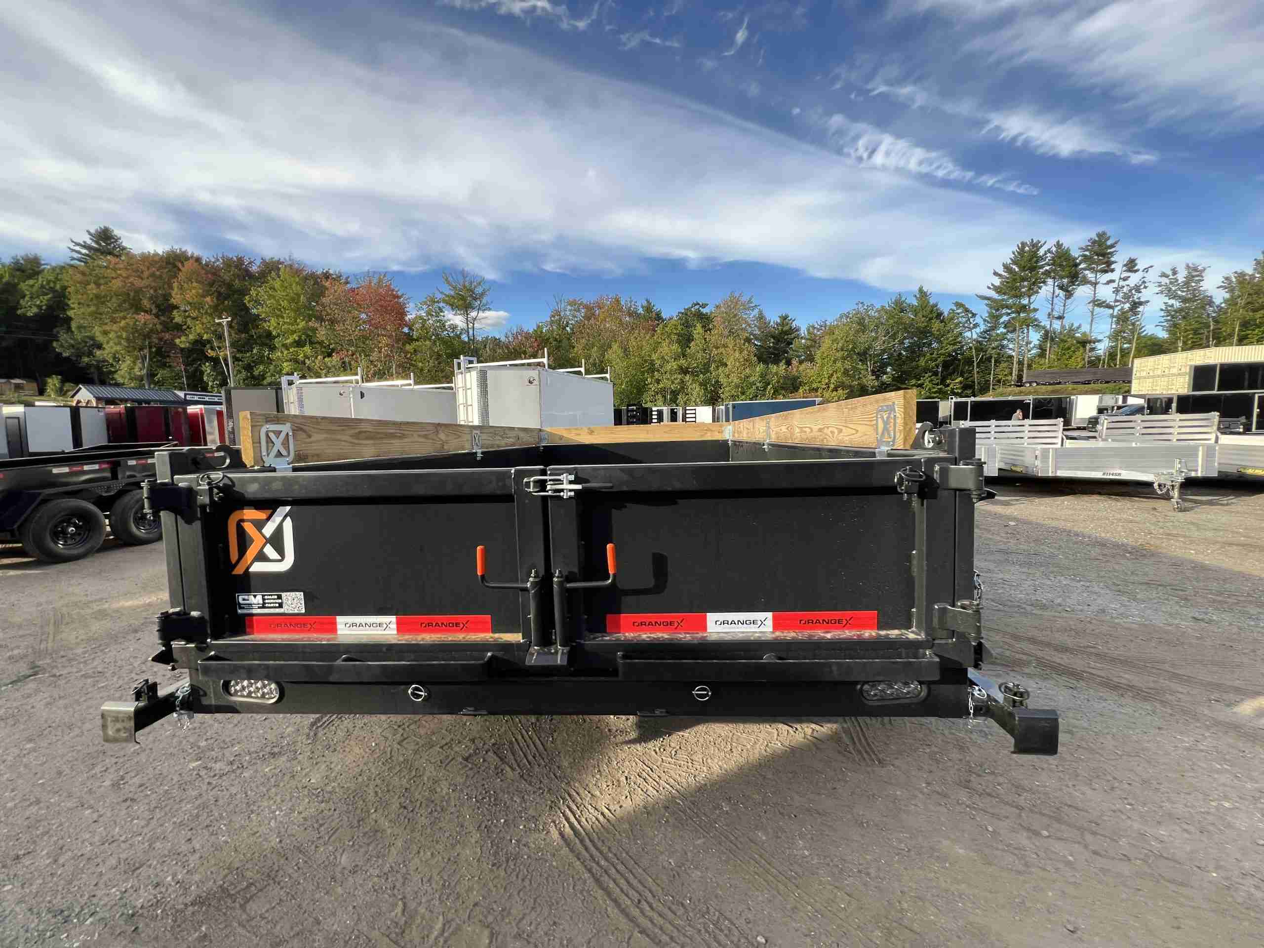 2027 Rawmaxx 7x14 14K Dump Trailer (ORANGE X) - Image 5