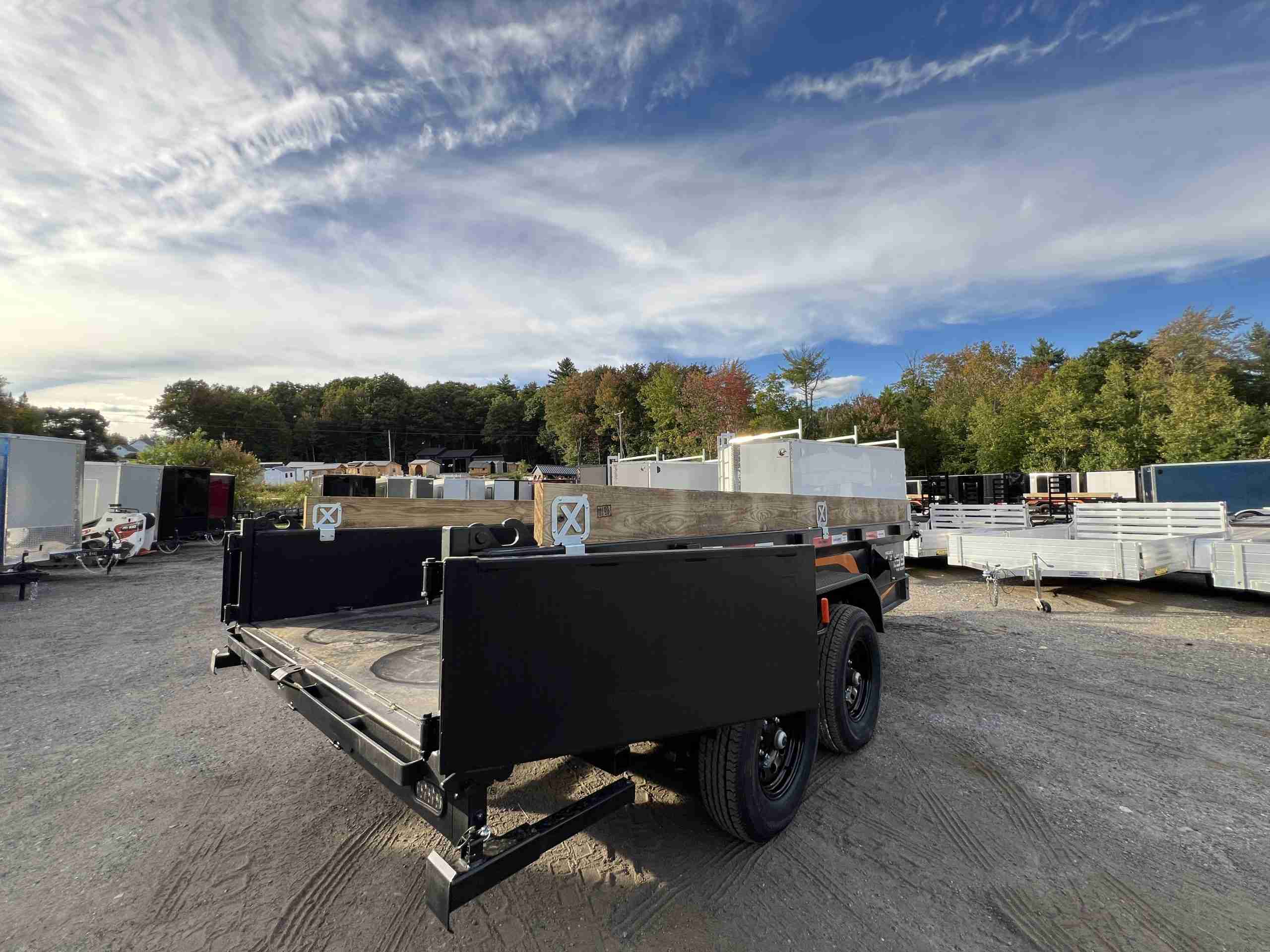2027 Rawmaxx 7x14 14K Dump Trailer (ORANGE X) - Image 10