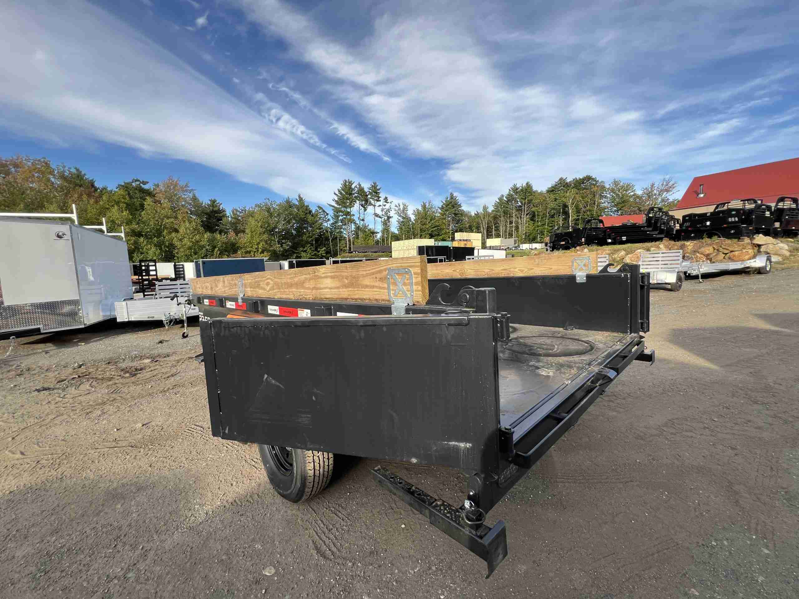 2027 Rawmaxx 7x14 14K Dump Trailer (ORANGE X) - Image 13