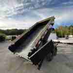 2027 Rawmaxx 7x14 14K Dump Trailer (ORANGE X)