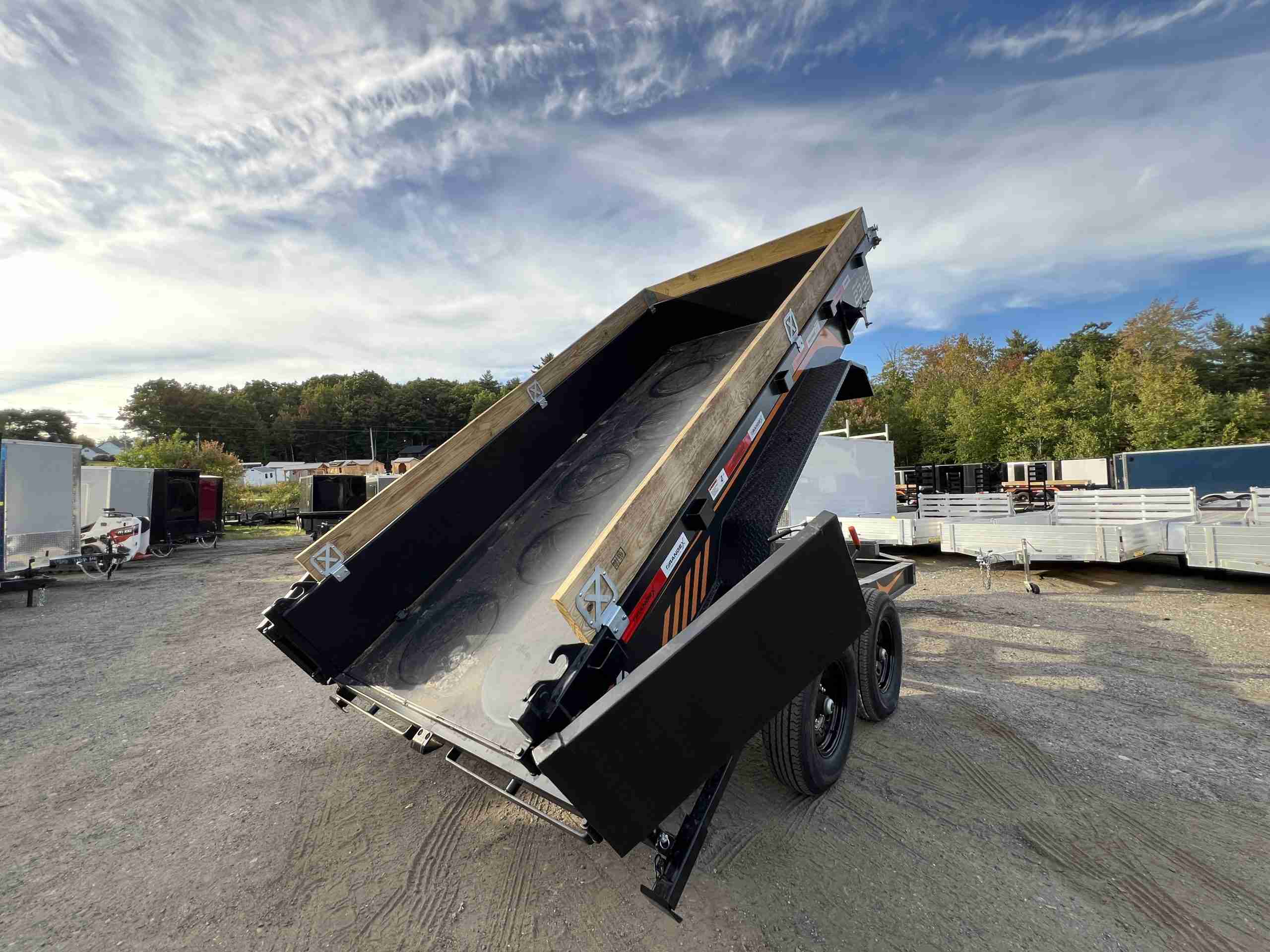2027 Rawmaxx 7x14 14K Dump Trailer (ORANGE X) - Image 17