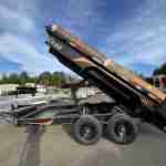 2027 Rawmaxx 7x14 14K Dump Trailer (ORANGE X)