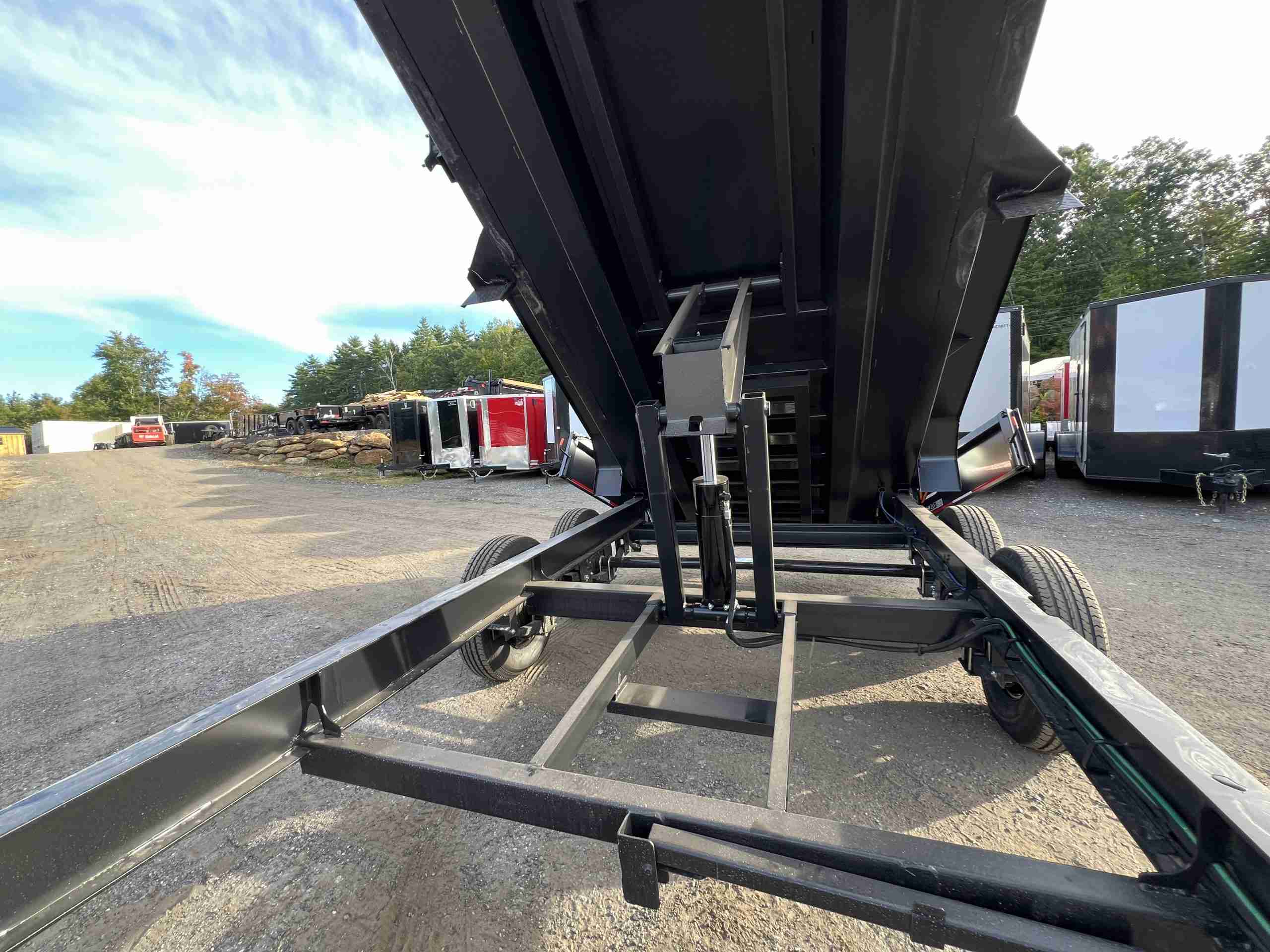 2027 Rawmaxx 7x14 14K Dump Trailer (ORANGE X) - Image 21