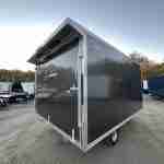 2027 XGEN 102x12 ALUMINUM CROSS OVER TWO PLACE Enclosed SNOWMOBILE Trailer