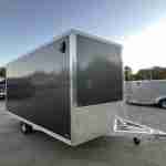 2027 XGEN 102x12 ALUMINUM CROSS OVER TWO PLACE Enclosed SNOWMOBILE Trailer