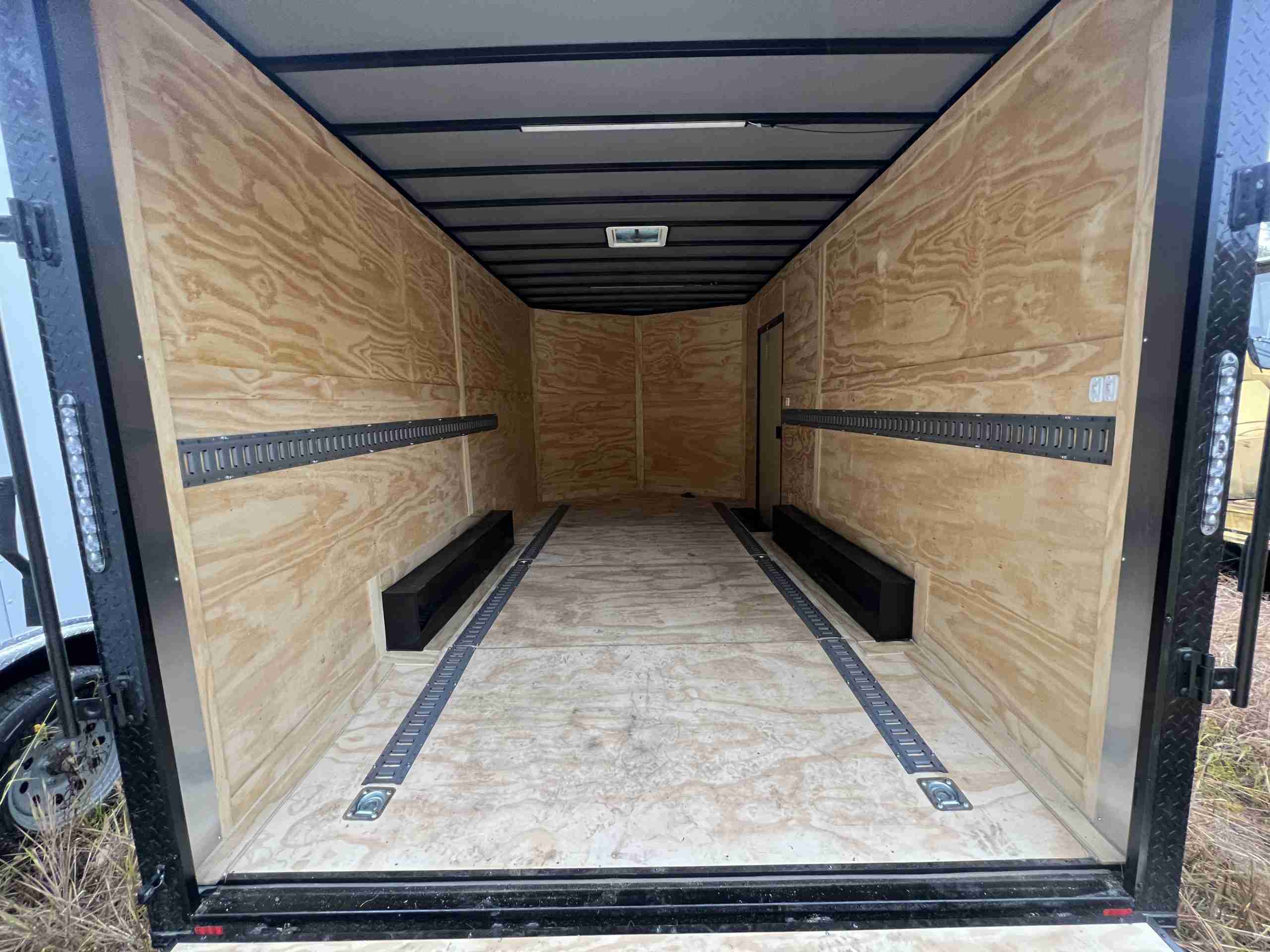 2026 Diamond Cargo 8.5X16 BLACKOUT EXTRA HEIGHT - Image 19