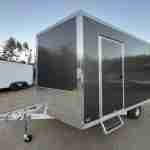 2027 XGEN 102x12 ALUMINUM CROSS OVER TWO PLACE Enclosed SNOWMOBILE Trailer