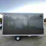 2027 XGEN 102x12 ALUMINUM CROSS OVER TWO PLACE Enclosed SNOWMOBILE Trailer