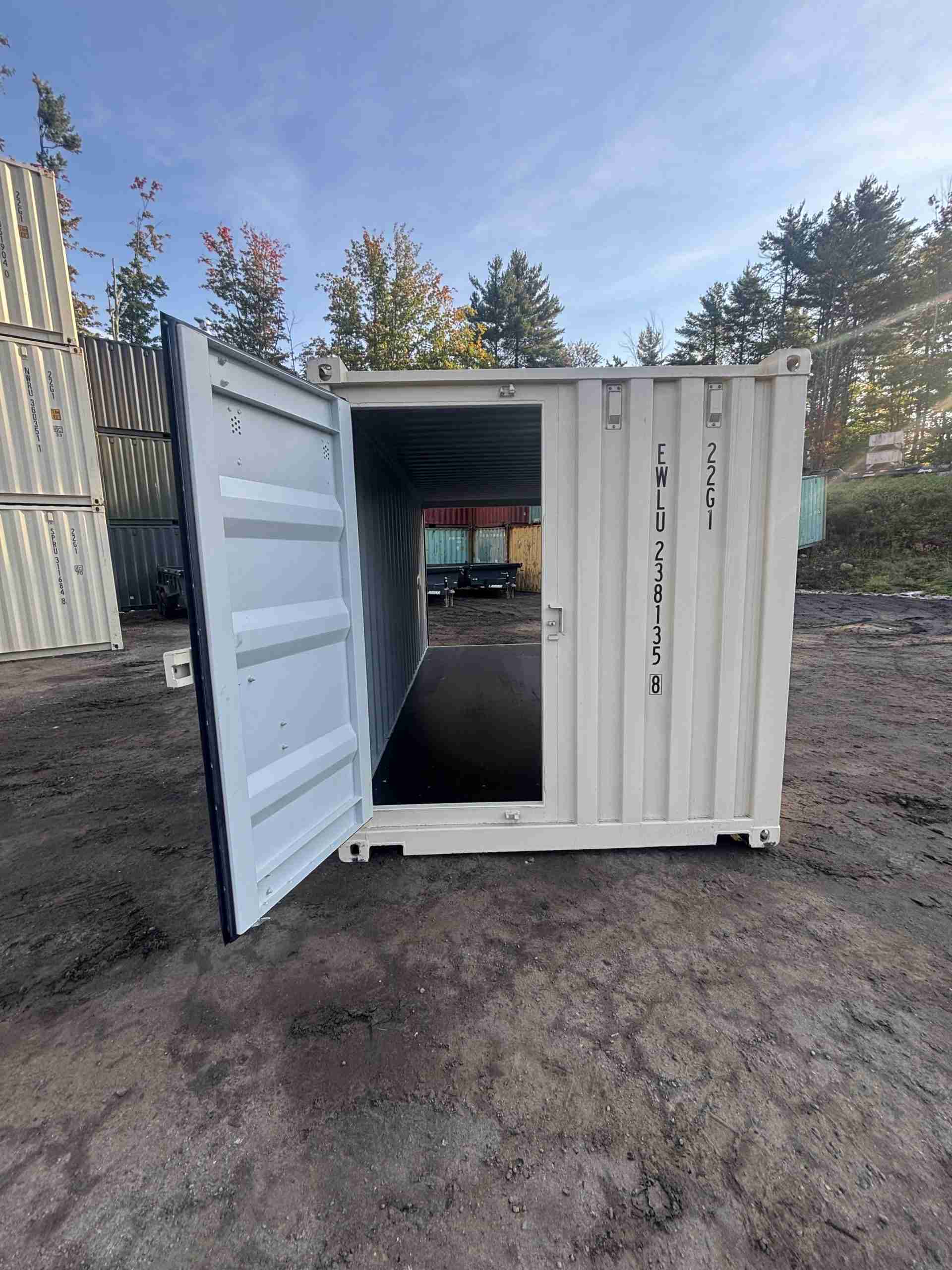 8×20 ONE TRIPPER Storage Container with Man Door - Image 2