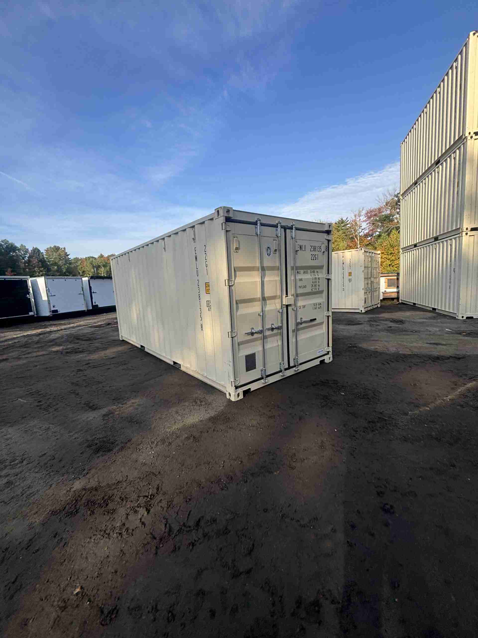 8×20 ONE TRIPPER Storage Container with Man Door - Image 8